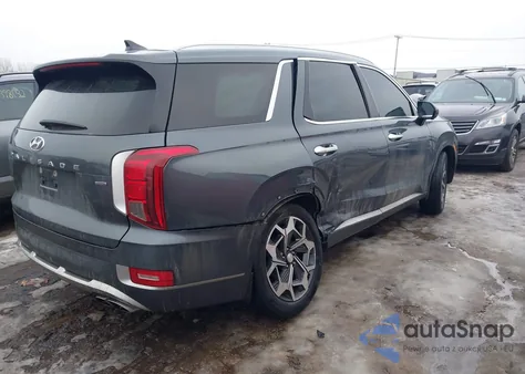 2022 Hyundai Palisade Calligraphy z USA, uszkodzony, nr VIN KM8R7DHEXNU362293